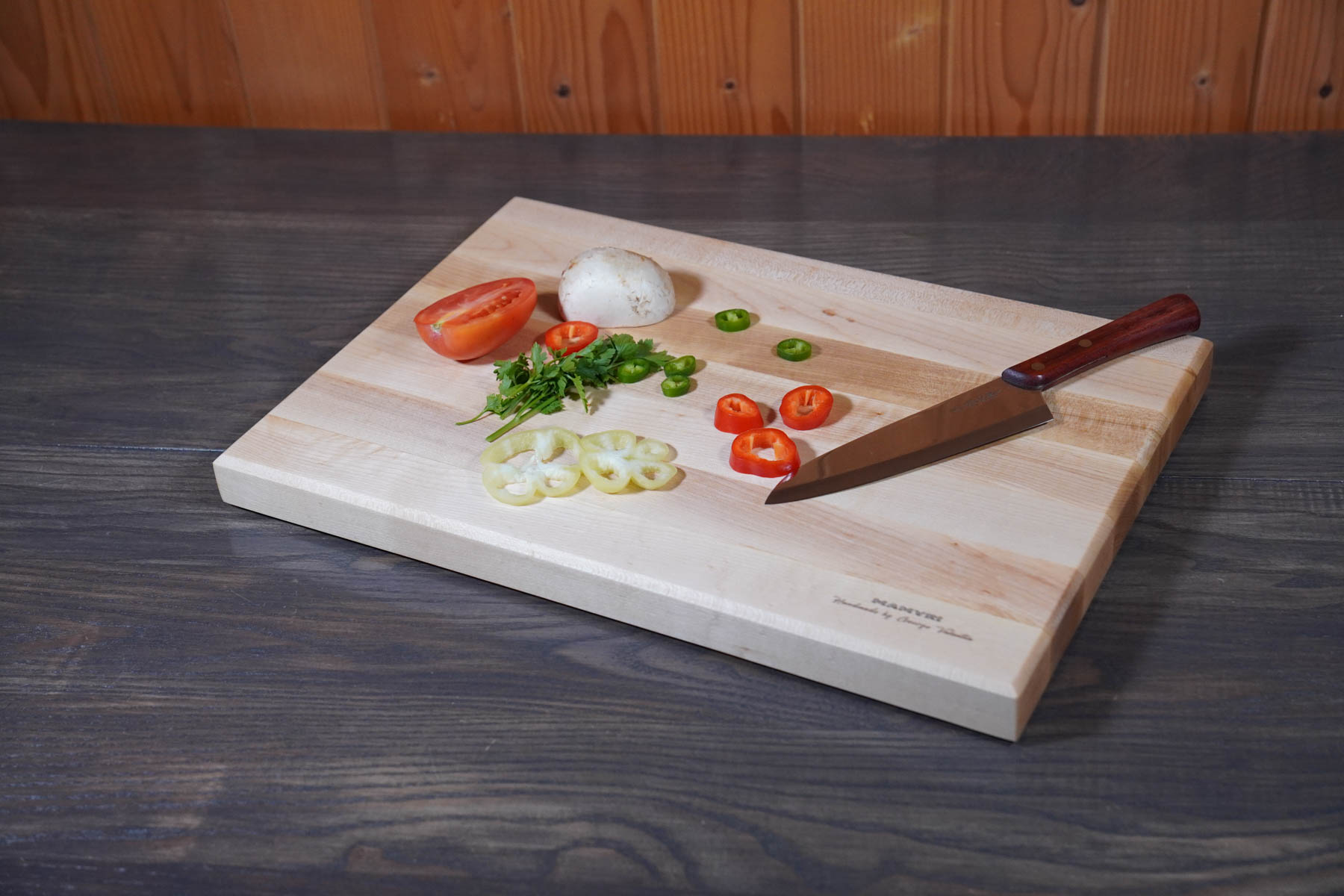 Tocător LP6 „Long Grain” Paltin- 450/300/35(mm) - imagine 2