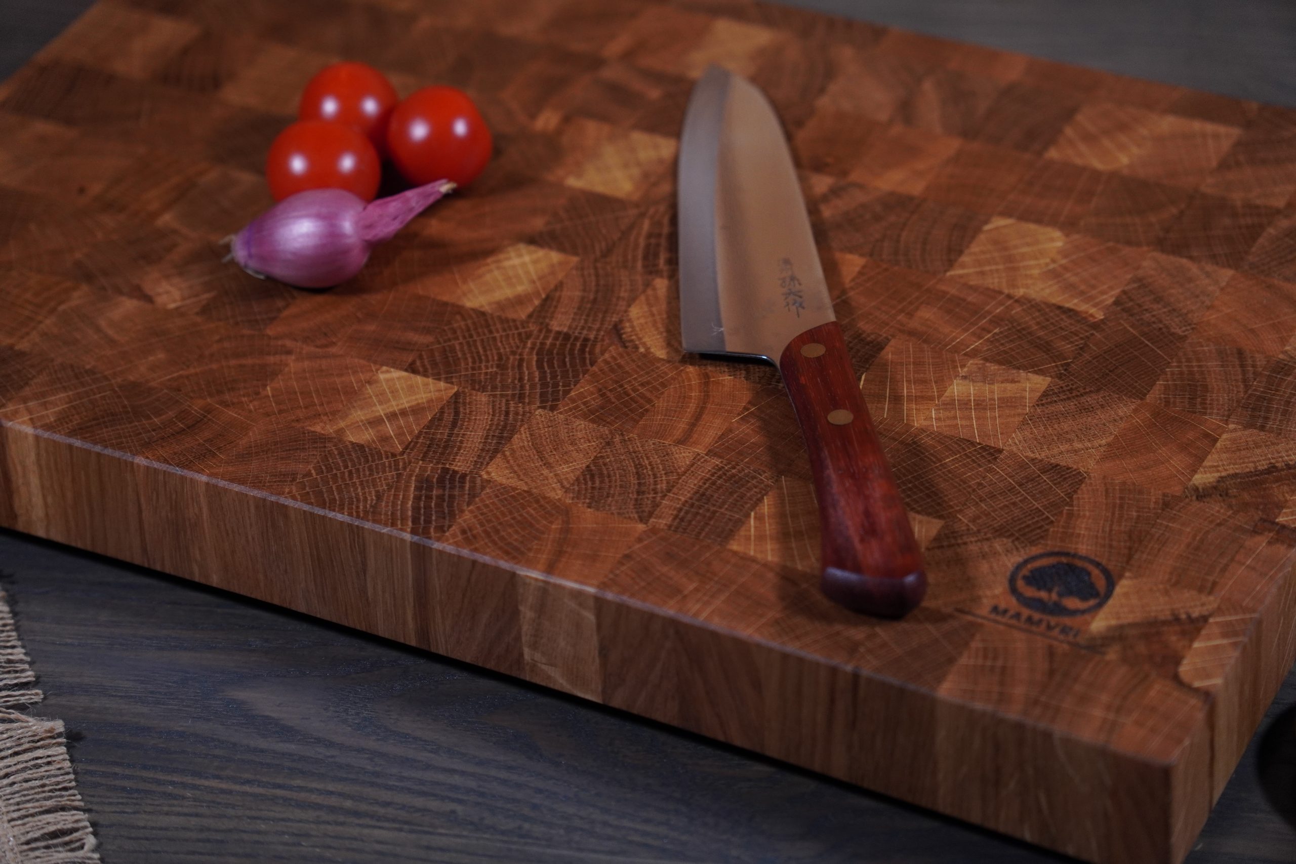 Tocător ESF3 „End Grain” Stejar- 420/300/45(mm) - imagine 2