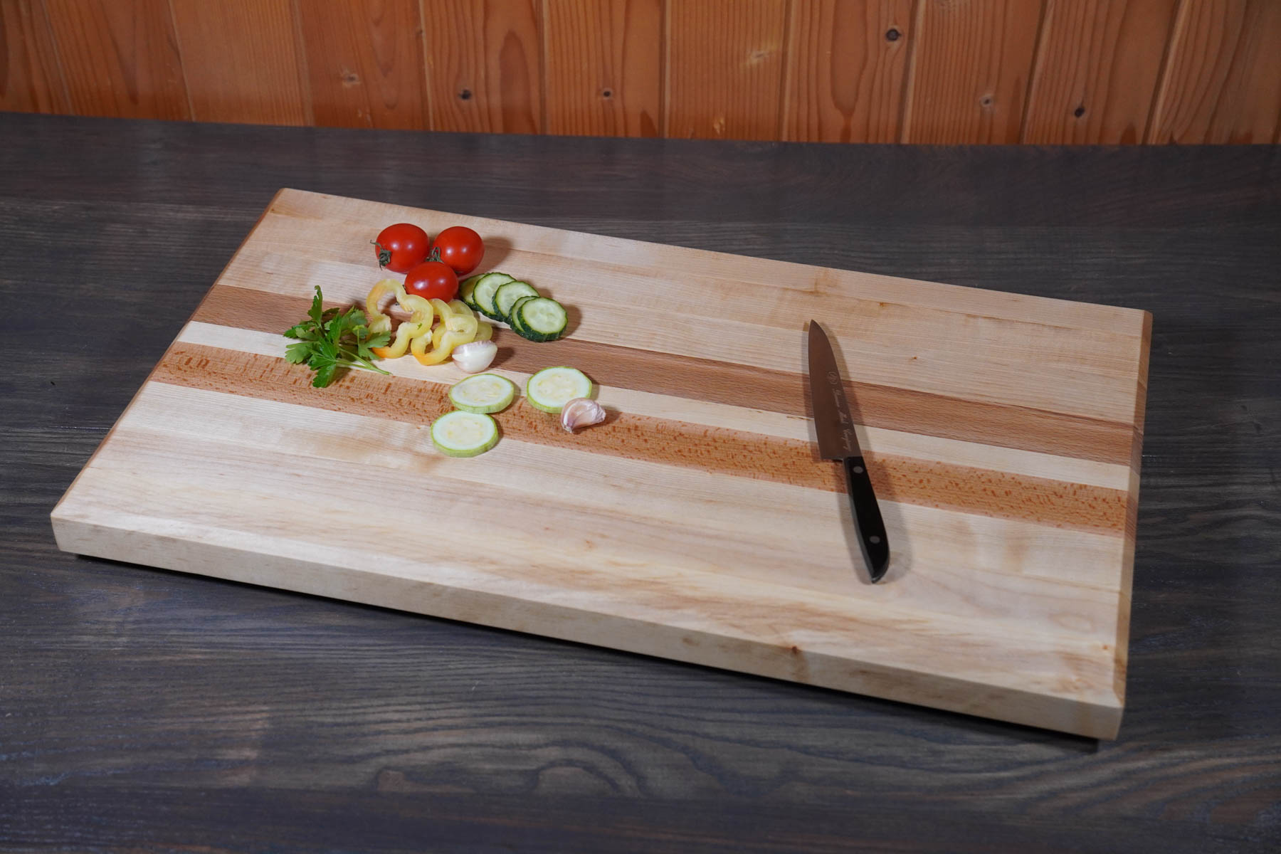 Tocător LFG13 „Long Grain” Paltin, Fag- 650/360/45(mm) - imagine 2