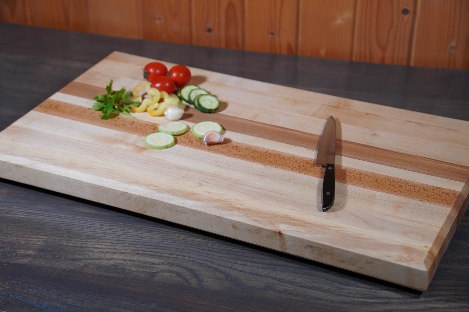 Tocător LFG13 „Long Grain” Paltin, Fag- 650/360/45(mm) - imagine 3